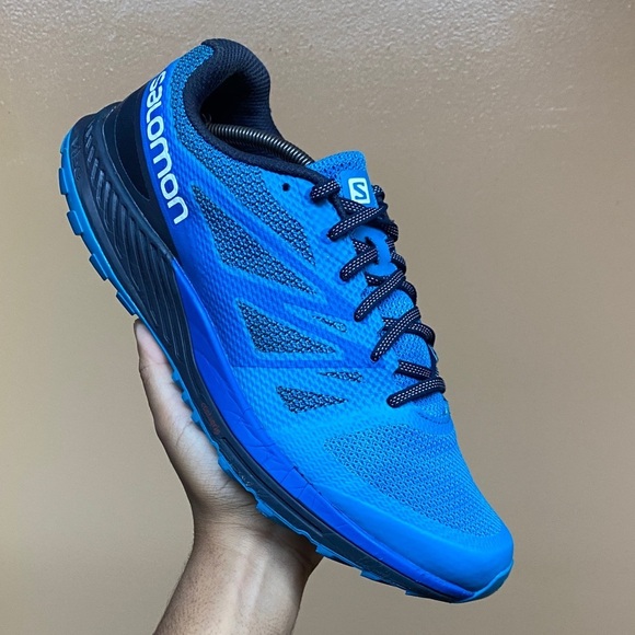 Salomon Sense Escape Trail Running Sneakers Blue Black White Size 13 main image 10